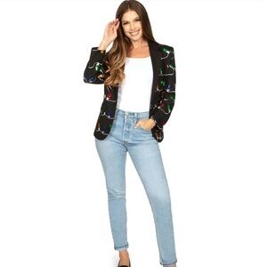 Tipsy Elves Medium Tangle Wrangle Blazer